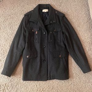 Michael Kors Wool Blend Utility Jacket